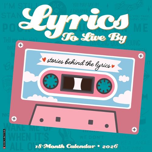 Cover image for Lyrics to Live by 2026 Wall Calendar