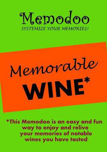 Cover image for Memodoo Memorable Wine