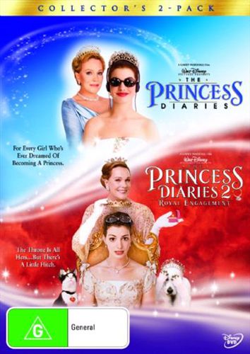 Princess Diaries 1 & 2 Dvd Pack