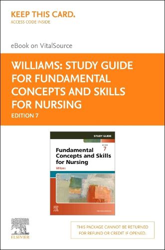 Cover image for Study Guide for Fundamental Concepts and Skills for Nursing - Elsevier E-Book on Vitalsource (Retail Access Card)
