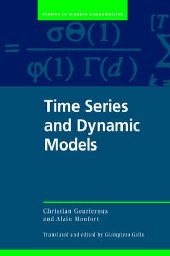 Cover image for Time Series and Dynamic Models