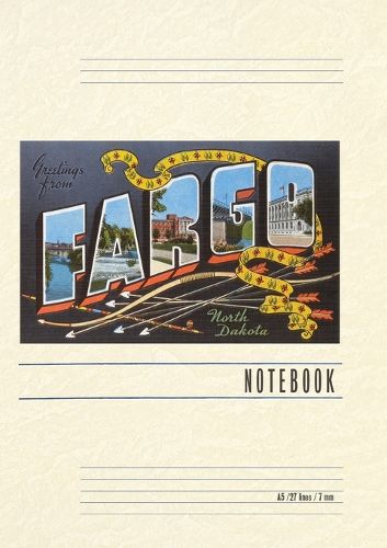 Cover image for Vintage Lined Notebook Greetings from Fargo