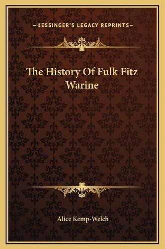 The History of Fulk Fitz Warine