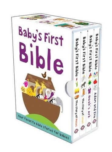 Baby's First Bible Boxed Set: The Story of Moses, the Story of Jesus, Noah's Ark, and Adam and Eve