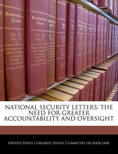 Cover image for National Security Letters