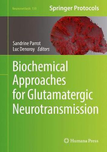 Cover image for Biochemical Approaches for Glutamatergic Neurotransmission