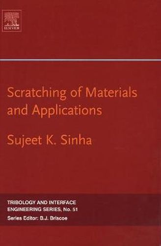 Cover image for Scratching of Materials and Applications