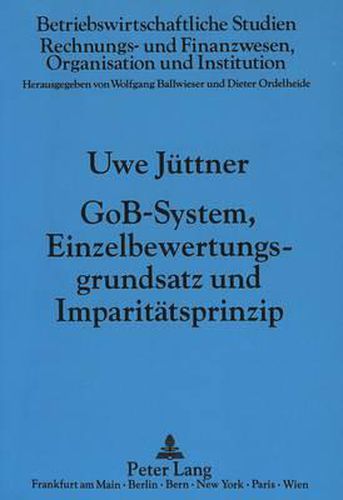 Cover image for Gob-System, Einzelbewertungsgrundsatz Und Imparitaetsprinzip