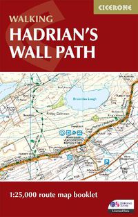 Cover image for Hadrian's Wall Path Map Booklet: 1:25,000 OS Route Mapping