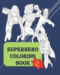 Cover image for Superhero coloring book