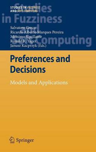 Cover image for Preferences and Decisions: Models and Applications