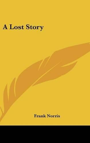 Cover image for A Lost Story
