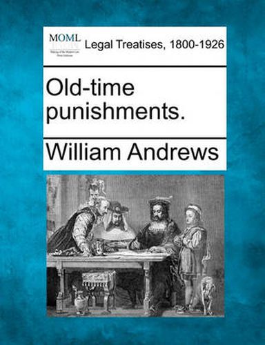 Cover image for Old-Time Punishments.