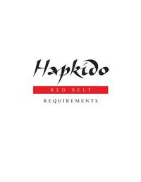 Cover image for Hapkido: Red Belt Requirements