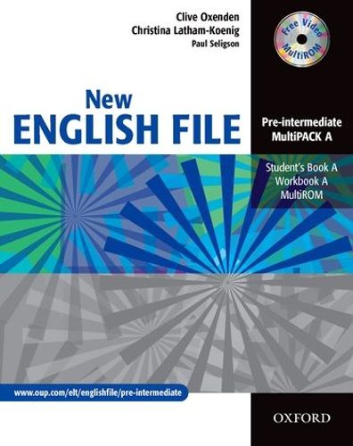 Cover image for New English File: Pre-intermediate: MultiPACK A: Six-level general English course for adults