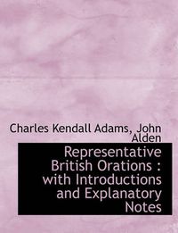 Cover image for Representative British Orations