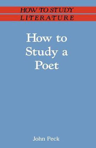 Cover image for How to Study a Poet