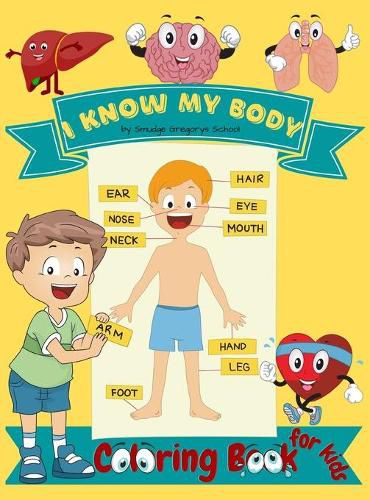 I Know My Body Coloring book for kids