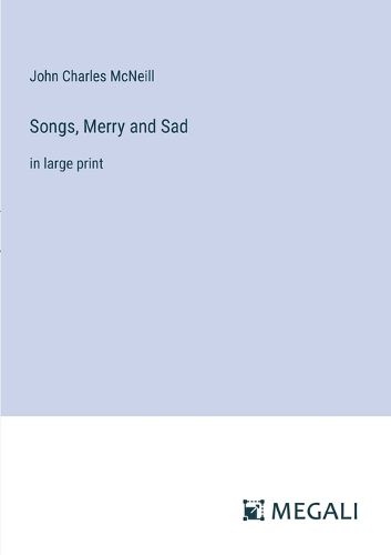 Cover image for Songs, Merry and Sad