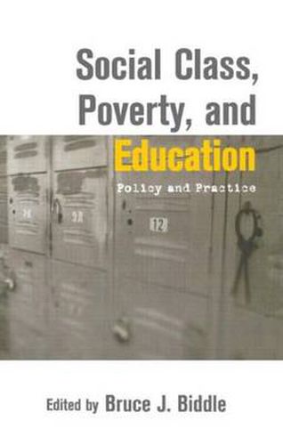 Cover image for Social Class, Poverty and Education