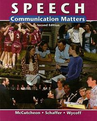 Cover image for Speech: Communication Matters