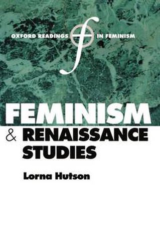 Cover image for Feminism and Renaissance Studies