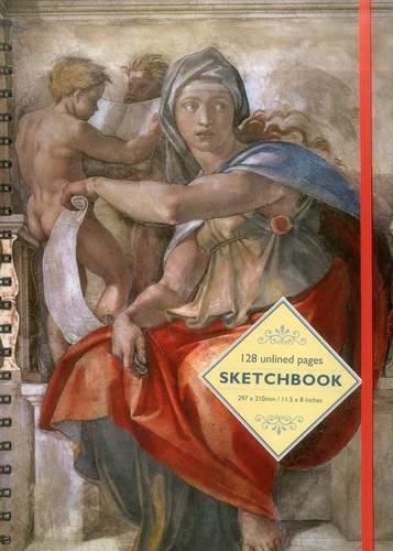 Cover image for Sketchbook - Delphic Sibyl (fresco) the Sistine Chapel: by Michelangelo Buonarroti