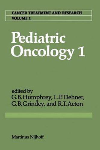 Cover image for Pediatric Oncology 1: with a special section on Rare Primitive Neuroectodermal Tumors