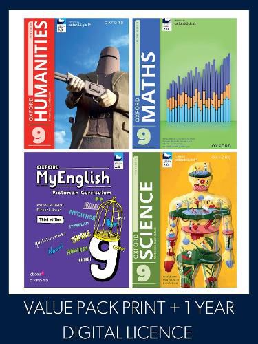 Cover image for Oxford Value Pack Victorian Curriculum 9 2026 (print+1yr digital licence)