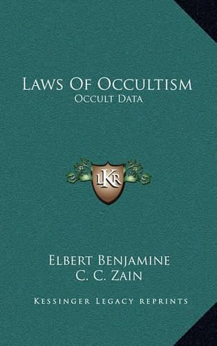 Cover image for Laws of Occultism: Occult Data