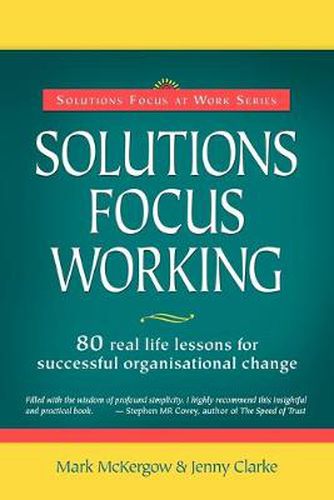 Cover image for Solutions Focus Working