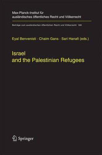 Cover image for Israel and the Palestinian Refugees