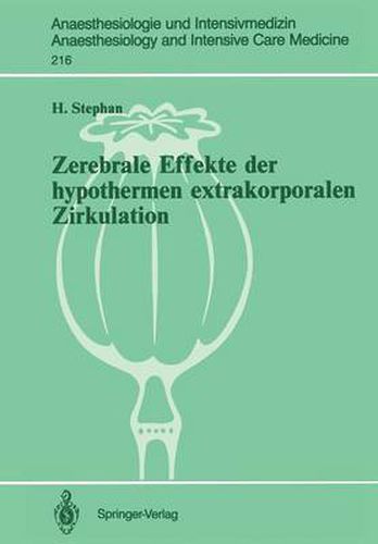 Cover image for Zerebrale Effekte der Hypothermen Extrakorporalen Zirkulation