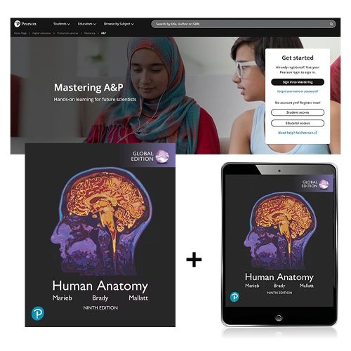 Human Anatomy, Global Edition + Mastering A&P with eText