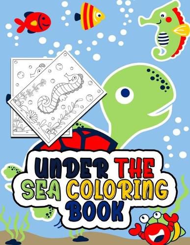 Cover image for Under the Sea Coloring Book: Activity Book for Kids