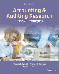 Cover image for Accounting & Auditing Research - Tools & Strategies, Tenth Edition