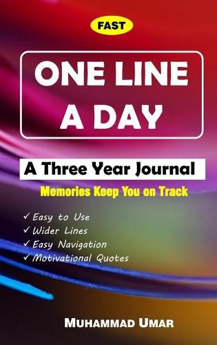 Cover image for One Line a Day - A Three Year Journal