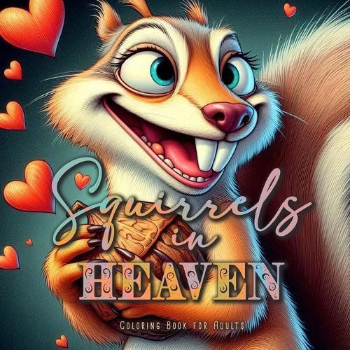 Squirrels in Heaven Coloring Book for Adults