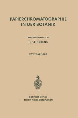 Cover image for Papierchromatographie in der Botanik