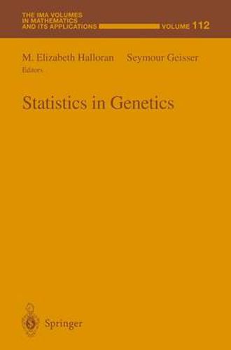 Cover image for Statistics in Genetics