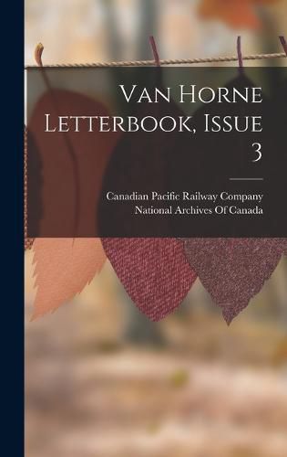 Cover image for Van Horne Letterbook, Issue 3