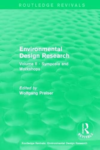 Cover image for Environmental Design Research: Symposia and Workshops