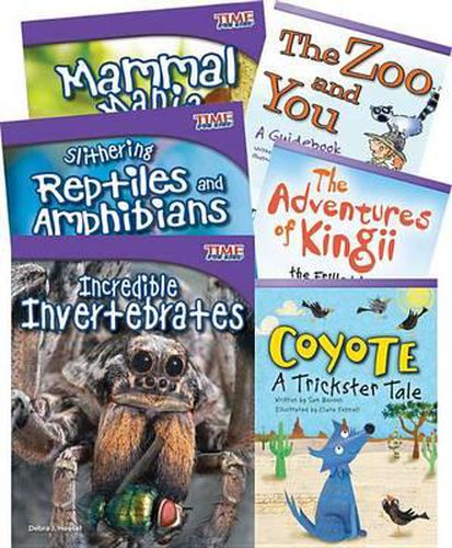 Cover image for Discover Animals 6-Book Set (Themed Fiction and Nonfiction)
