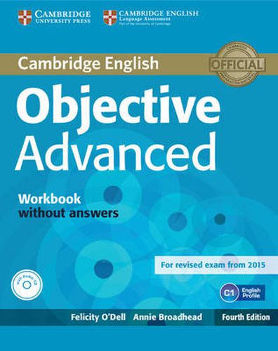 Cover image for Objective Advanced Workbook without Answers with Audio CD