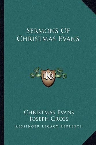 Cover image for Sermons of Christmas Evans