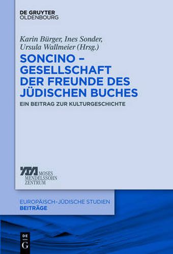 Cover image for Soncino - Gesellschaft der Freunde des judischen Buches