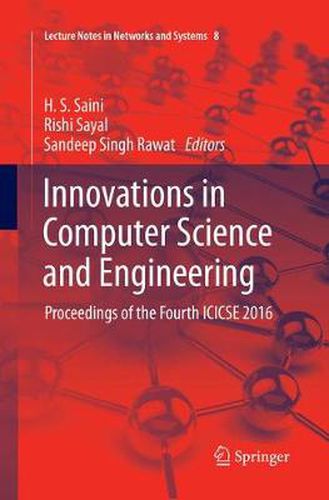 Cover image for Innovations in Computer Science and Engineering: Proceedings of the Fourth ICICSE 2016