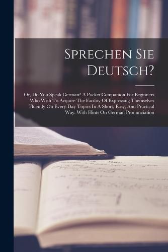 Cover image for Sprechen Sie Deutsch?