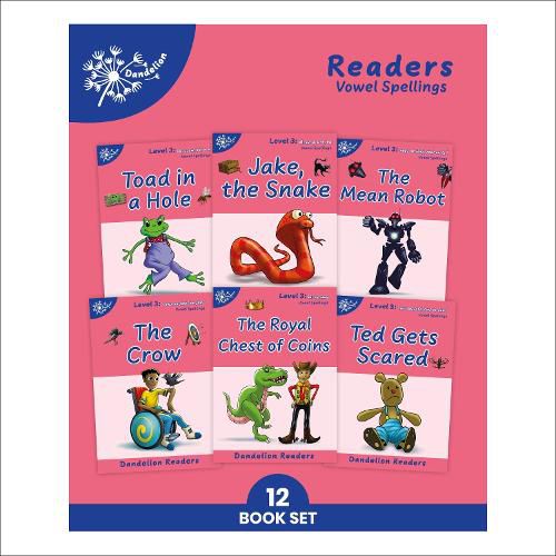 Cover image for Dandelion Readers Vowel Spellings Level 3 USA series
