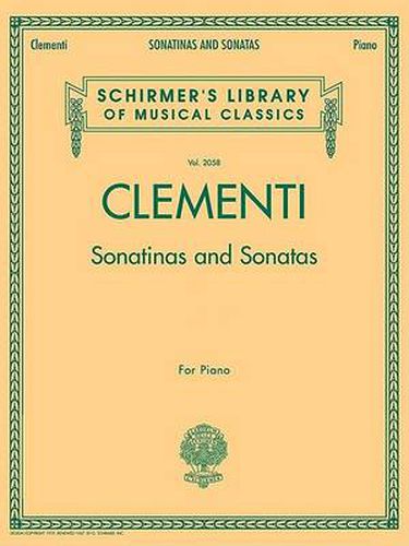 Cover image for Sonatinas and Sonatas: Schirmer'S Library of Musical Classics, Vol. 2058